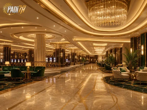 Tampilan meja Mini Baccarat padi777